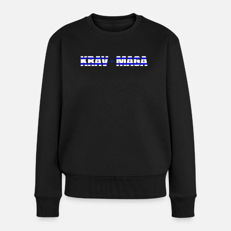 KravMaga Style Style Israël - Pull Premium bio Femme - noir