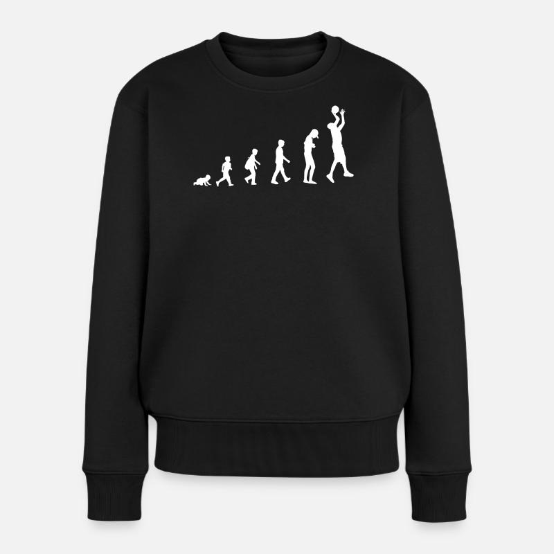 Evolution de bébé à basketteur / Sport - Pull Premium bio Femme - noir