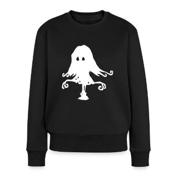 Créature de l'ombre - Halloween - Pull Premium bio Femme - noir - Devant - Julia (174cm)