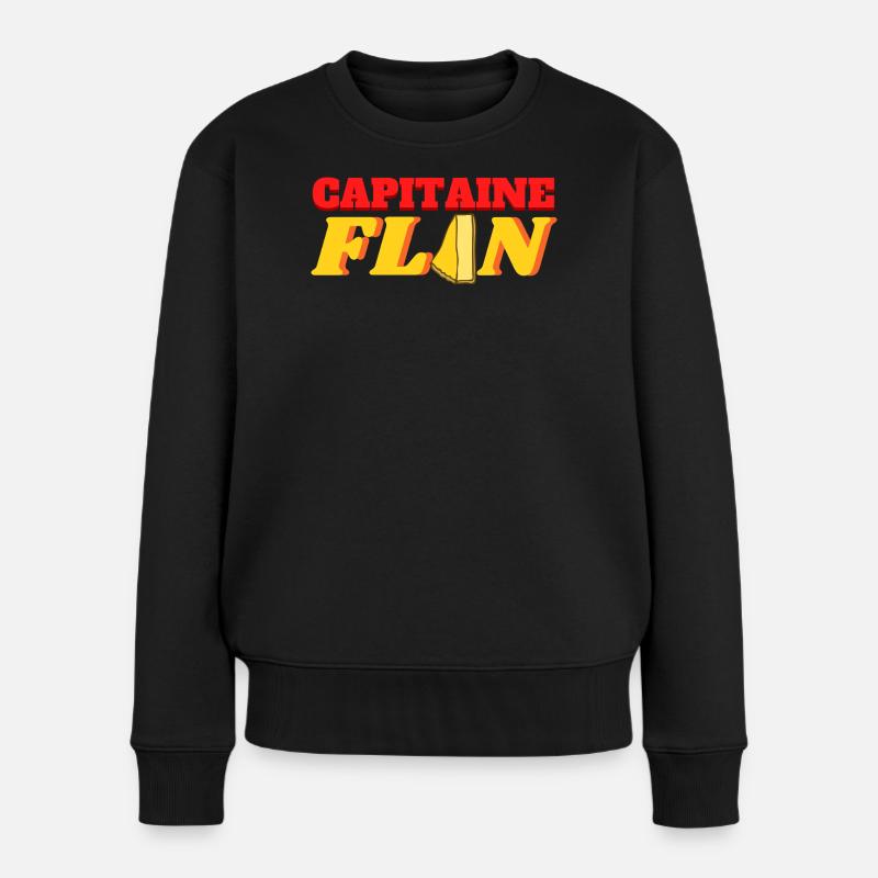 Capitaine Flan - Pull Premium bio Femme - noir