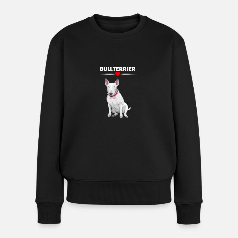 Bull terrier - Pull Premium bio Femme - noir