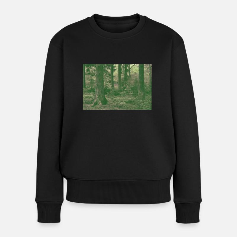 Dreamer Forest - Women's Premium Organic Jumper - black
