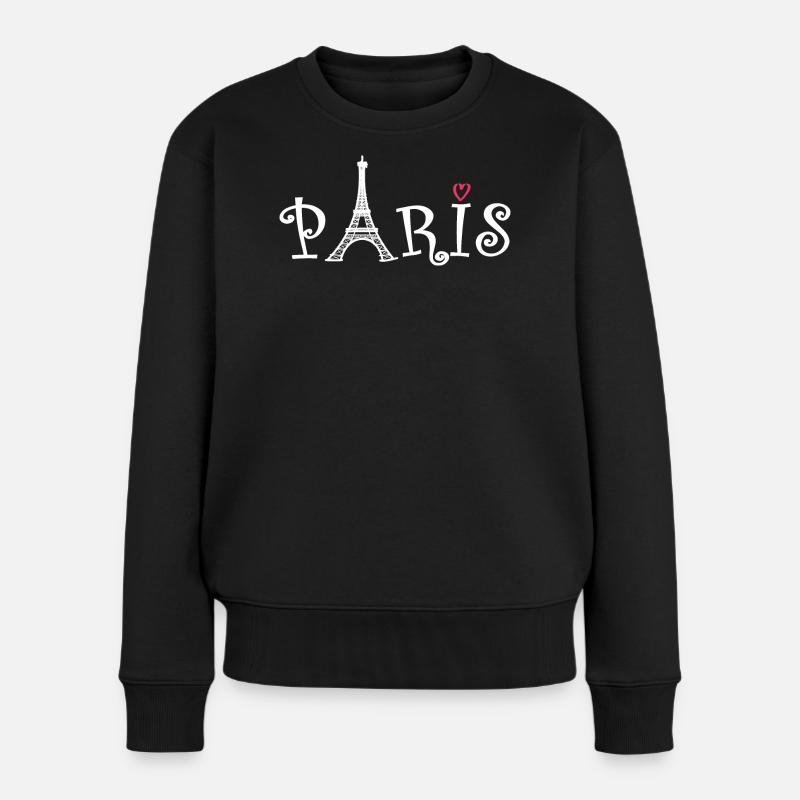 Paris - Pull Premium bio Femme - noir