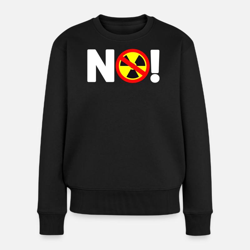 Énergie nucléaire : Non - Pull Premium bio Femme - noir