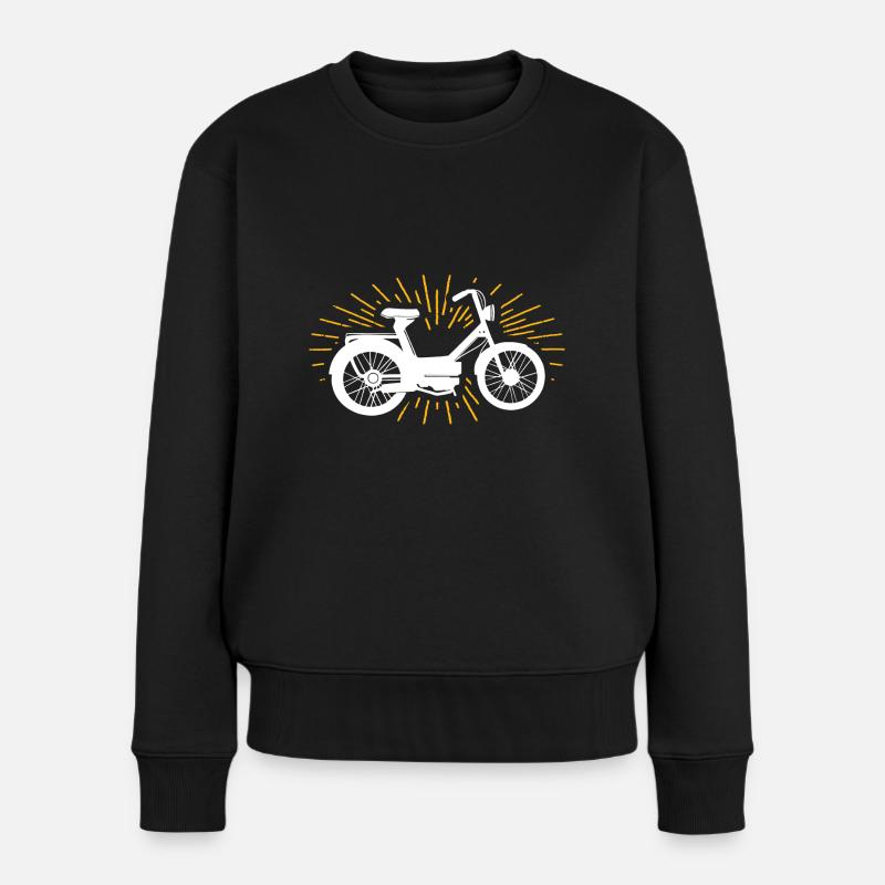 Mofa - Frauen Premium Bio Pullover - Schwarz