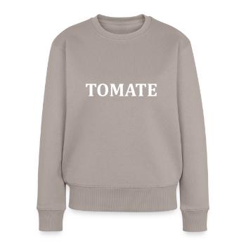 Tomate - Pull Premium bio Femme - taupe - Devant - Julia (174cm)