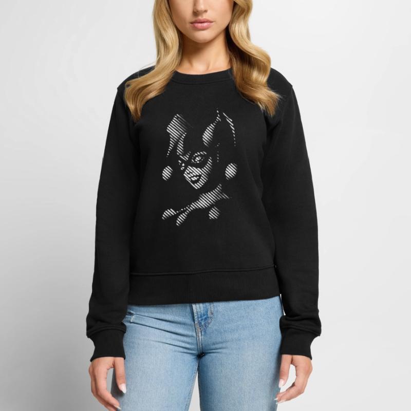 Harley Quinn black & white Women's Premium Organic Jumper