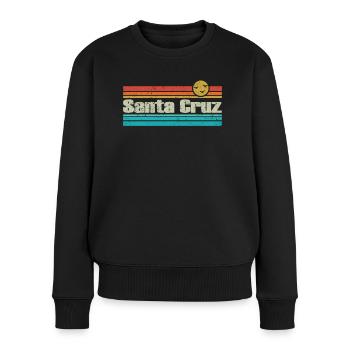 Santa cruz - Frauen Premium Bio Pullover - Schwarz - Vorne - Julia (174cm)