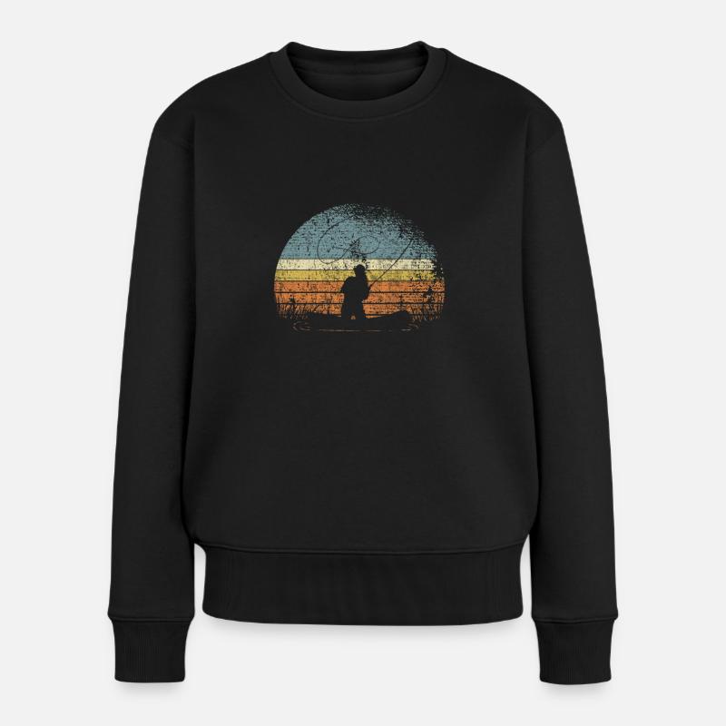 Pêche - Pull Premium bio Femme - noir