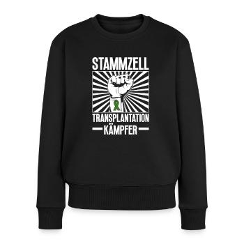 Stammzellen Stammzellentherapie Stammzellenspende - Frauen Premium Bio Pullover - Schwarz - Vorne - Julia (174cm)