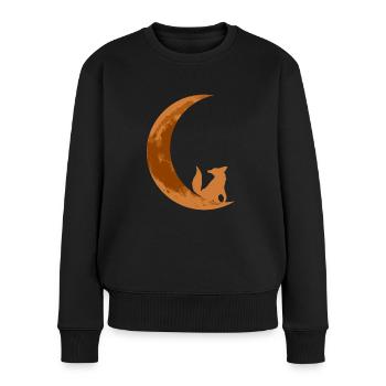 Cadeaux amusants pour les amoureux du renard - Pull Premium bio Femme - noir - Devant - Julia (174cm)