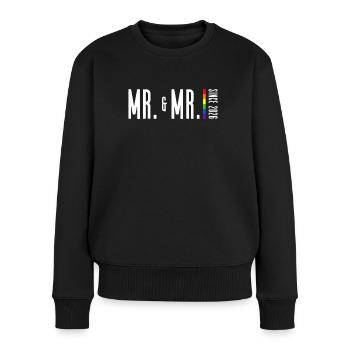 Mariage Gay Pride 2026 Mariage gay - Pull Premium bio Femme - noir - Devant - Julia (174cm)