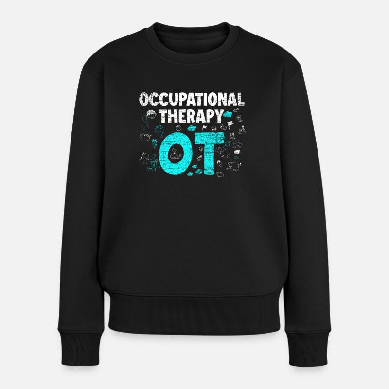 Ergotherapeut Ergotherapie - Frauen Premium Bio Pullover - Schwarz