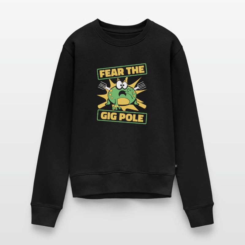 Fear The Gig Pole Toad Tadpole Tree Frog Women's Premium Organic Jumper