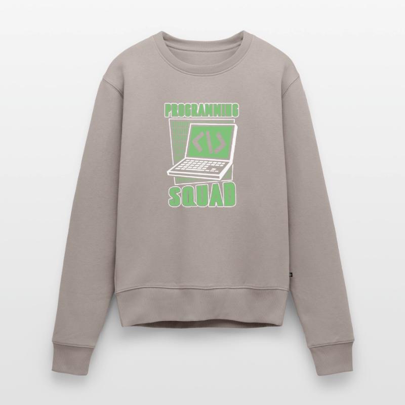 Programming Squad Softwareentwickler Developer Frauen Premium Bio Pullover