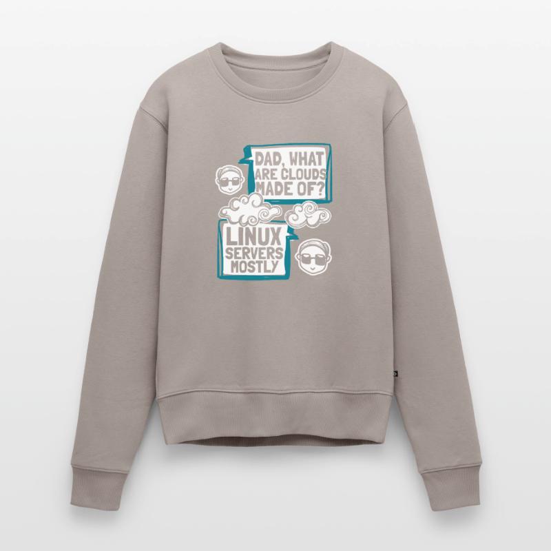 Dad What Are Clouds Made Of Developer Coder Women's Premium Organic Jumper