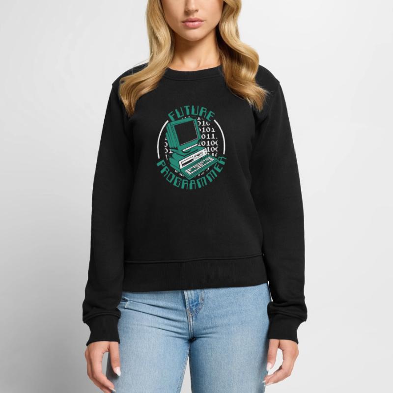 Future Programmer Softwareingenieur Developer Frauen Premium Bio Pullover