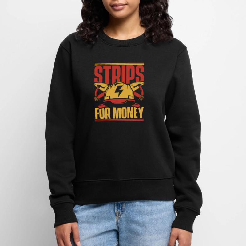 Strips For Money Electrical Engineer Electronics Technician Women's Premium Organic Jumper