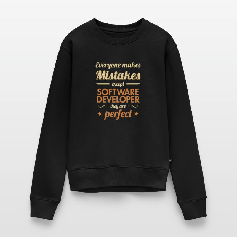 Software Developer are Perfect Developer Coder Frauen Premium Bio Pullover