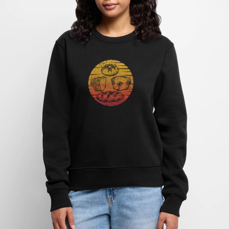 Retro Bread Dough Bread Maker Bread Queen Lover Women's Premium Organic Jumper