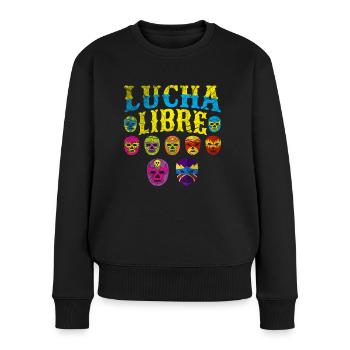 Luchador Masques Lucha Libre - Pull Premium bio Femme - noir - Devant - Julia (174cm)