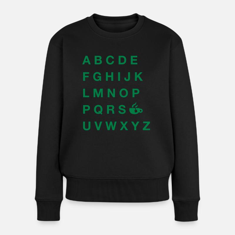 ABC de thé - Pull Premium bio Femme - noir