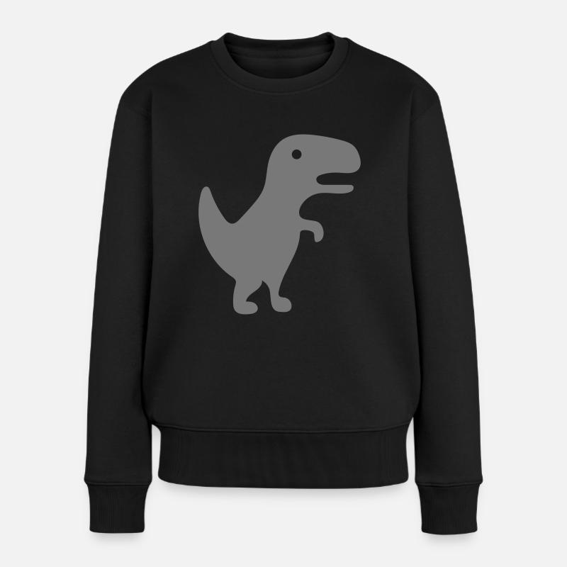 funnydino - Pull Premium bio Femme - noir