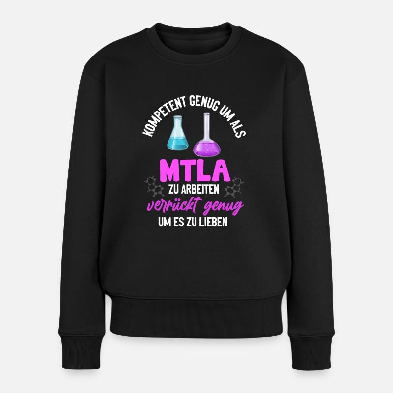 MTLA Frauen Labormedizin Labor - Frauen Premium Bio Pullover - Schwarz