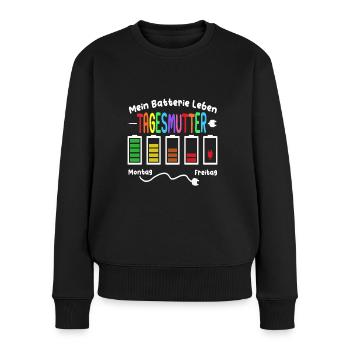 Erzieherin Kita Kindergärtnerin Kiga - Frauen Premium Bio Pullover - Schwarz - Vorne - Julia (174cm)