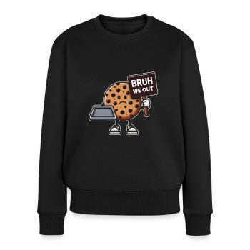 Girls scout Cookie dealer - Frauen Premium Bio Pullover - Schwarz - Vorne - Julia (174cm)