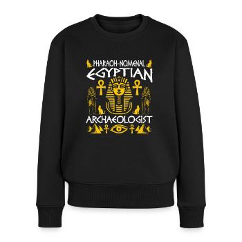 Egyptian Archaeologist - Women's Premium Organic Jumper - black - Front - Julia (174cm)