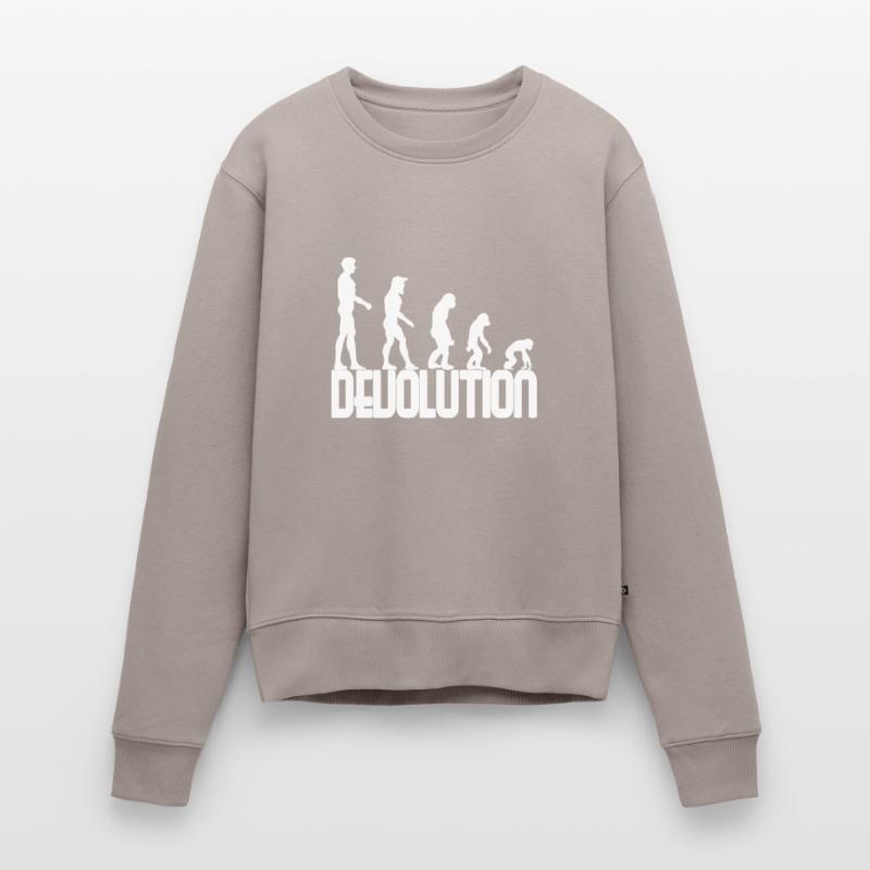 Conception simple de Devolution Evolution Pull Premium bio Femme