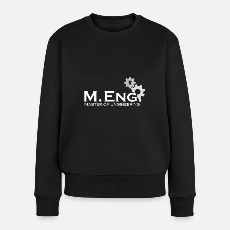 Master of Engineering Ingenieur M.Eng. Abschluss - Frauen Premium Bio Pullover - Schwarz