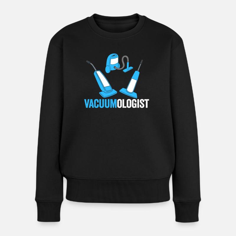 Staubsauger Staubsauger - Frauen Premium Bio Pullover - Schwarz