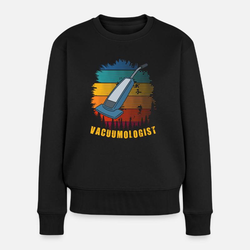 Staubsauger Staubsauger - Frauen Premium Bio Pullover - Schwarz