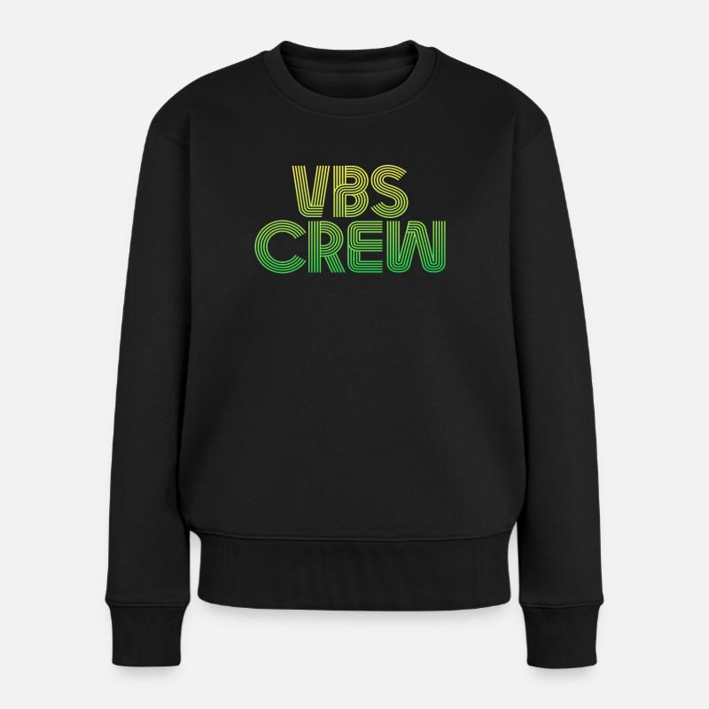 VBS Coloré Bible Vacances École Amour - Pull Premium bio Femme - noir