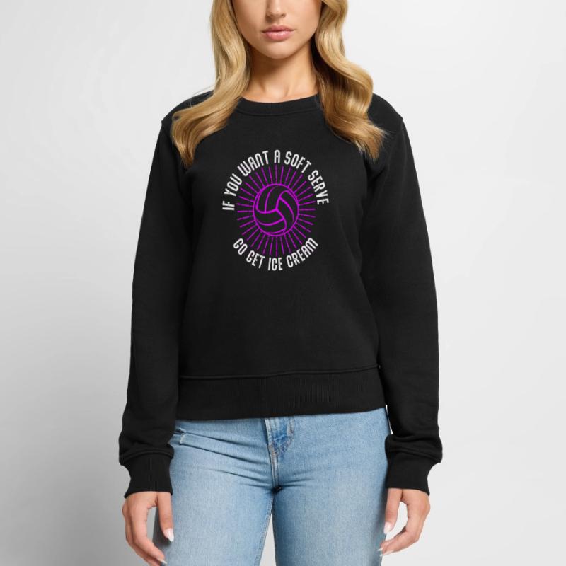 Wenn Sie ein Softeis wollen, holen Sie sich Eis Frauen Premium Bio Pullover