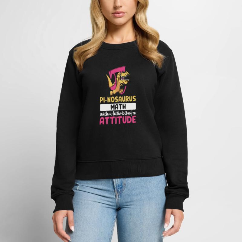 Pi-nosaurus math avec un peu de posture Pull Premium bio Femme