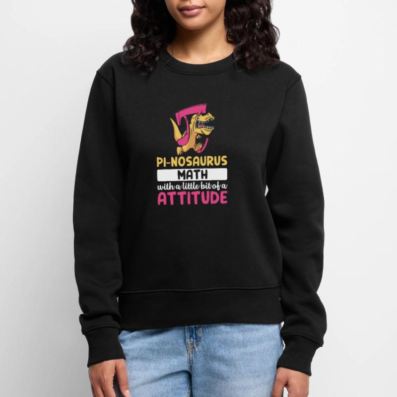 Pi-nosaurus math avec un peu de posture Pull Premium bio Femme