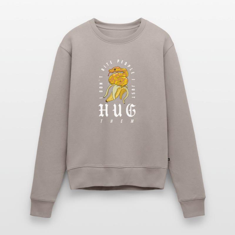 Ball Python Schlange Besitzer Banane Royal Python Frauen Premium Bio Pullover