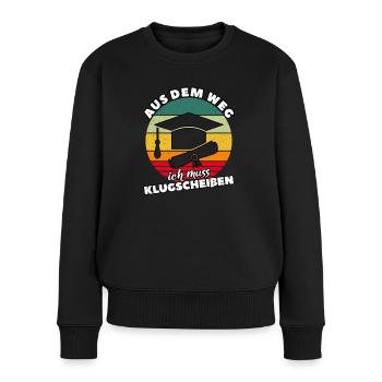 Doktortitel Doktorand Doktor Promotion Geschenk - Frauen Premium Bio Pullover - Schwarz - Vorne - Julia (174cm)