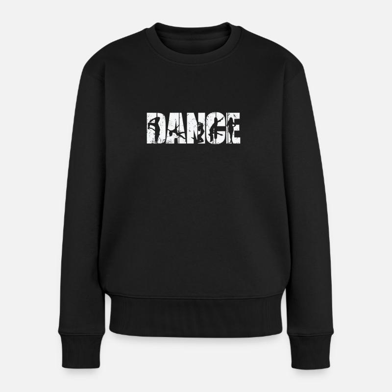 Dance Pole Dance Pole Esthétique - Pull Premium bio Femme - noir