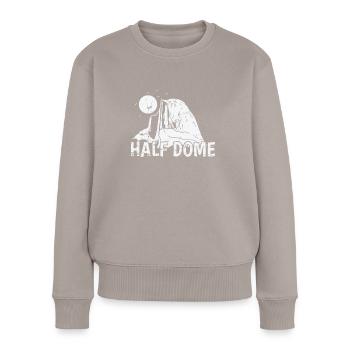 Half Dome Sierra Ahwahnee Parc national de Yosemite - Pull Premium bio Femme - taupe - Devant - Julia (174cm)