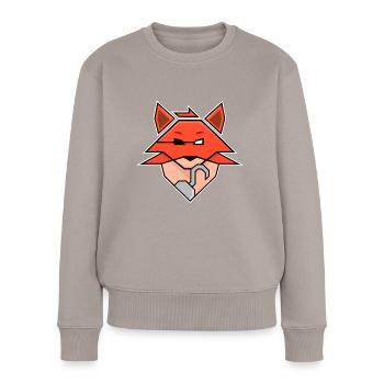 FNAF Foxy Fox - Game character - Women's Premium Organic Jumper - taupe - Front - Julia (174cm)