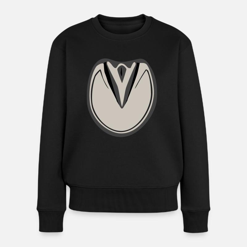 Huf Pferd für Hufpfleger - Frauen Premium Bio Pullover - Schwarz