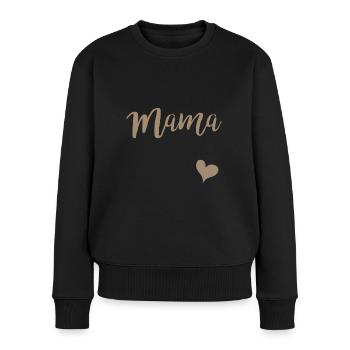 Mama 2021 - Frauen Premium Bio Pullover - Schwarz - Vorne - Julia (174cm)