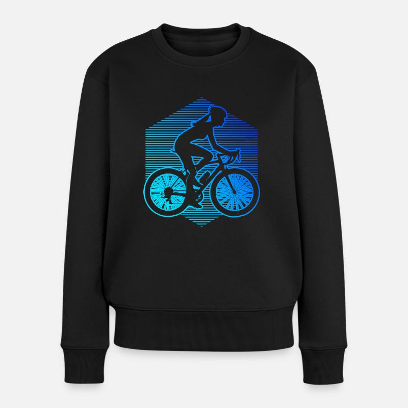 Cyclisme Cyclisme VTT Cyclisme - Pull Premium bio Femme - noir
