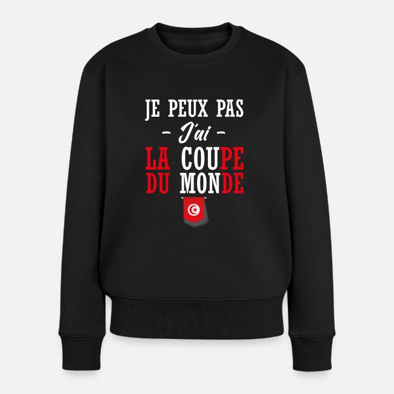 allez tunisie - Pull Premium bio Femme - noir