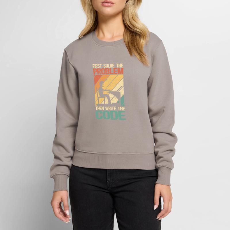 Software-Entwickler Programmierer programmieren Frauen Premium Bio Pullover