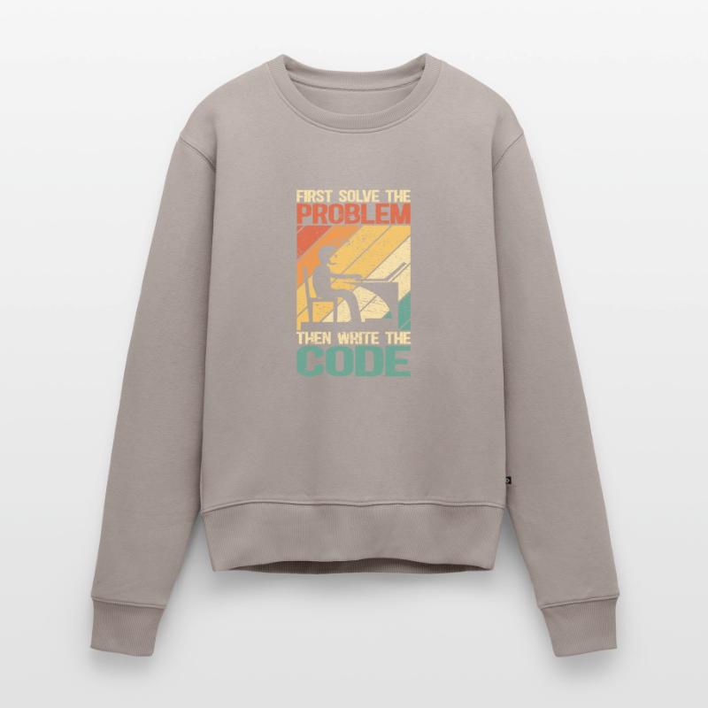 Software-Entwickler Programmierer programmieren Frauen Premium Bio Pullover
